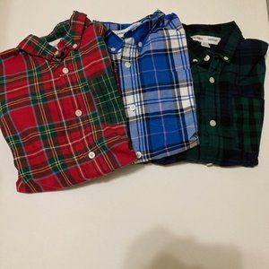 3  Boys Old Navy Long Sleeve Button Downs